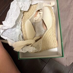NIB J. Crew Cream Espadrilles